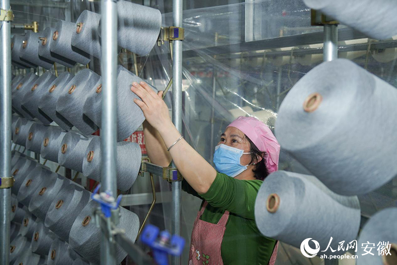 安徽向上丨望江：“老纺织”的“新脉搏”(图2)